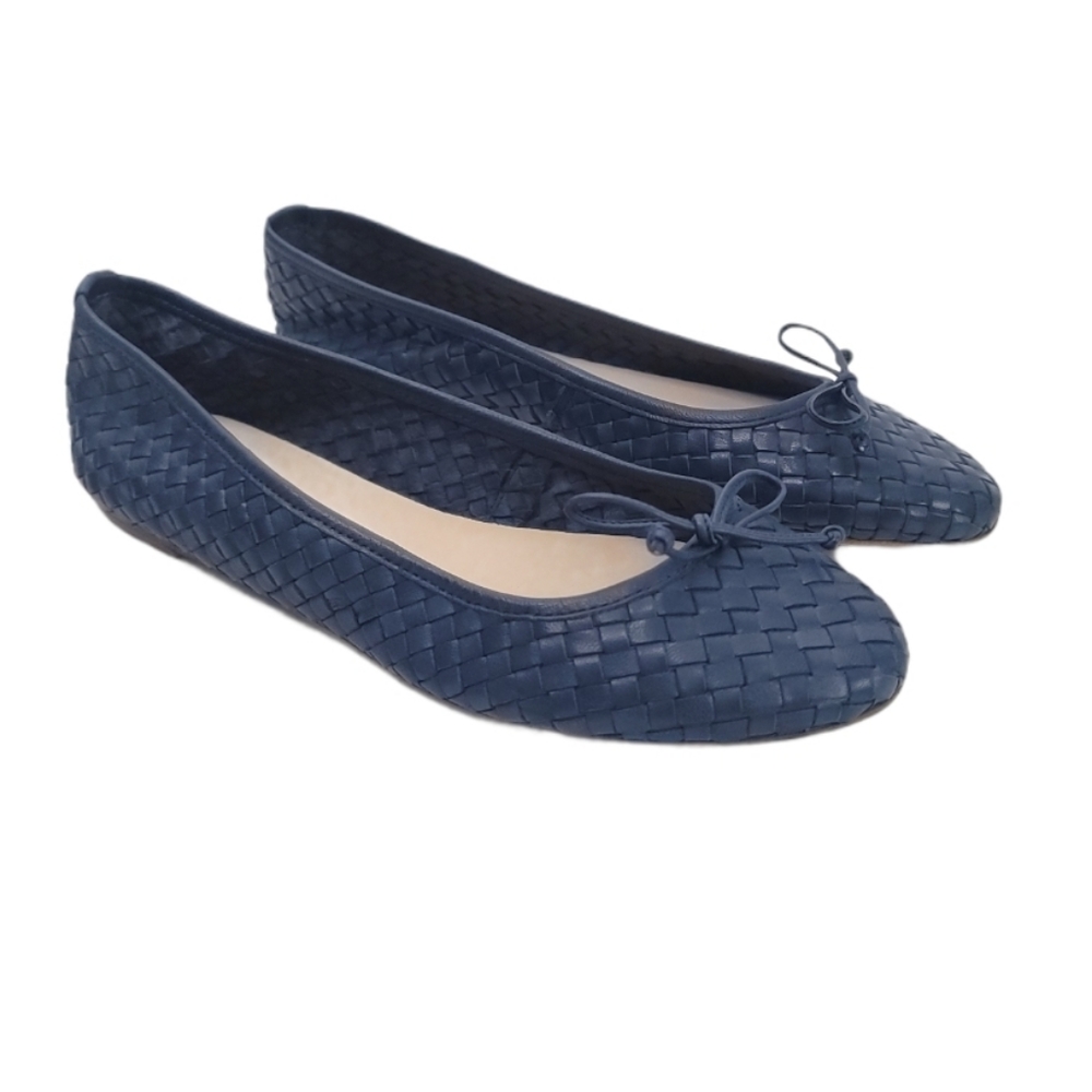 Garnet Hill Bellissima Unlined Woven Ballet Flats